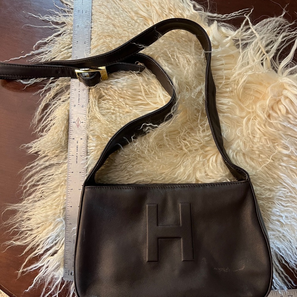 Black Leather Shoulder Bag